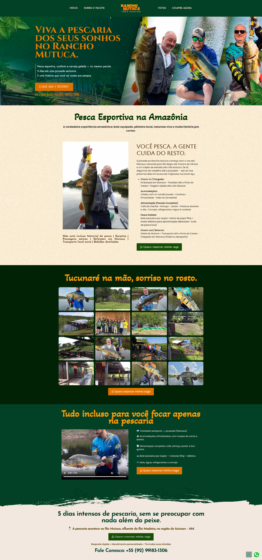 Rancho Mutuca — Pesca Esportiva